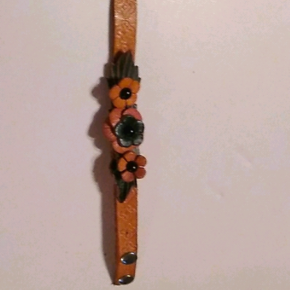 Leather Handmade bracelets flower